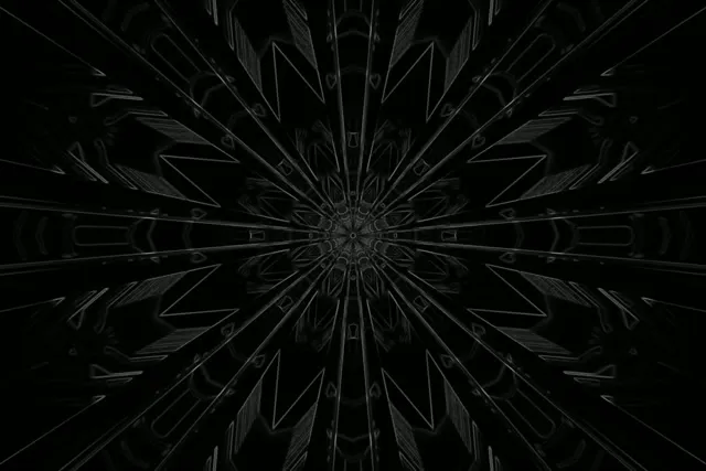 Neon Tunel Radijalni Bodljikavi Prasak VJ Loop 3:2 Surface 60fps Screensaver