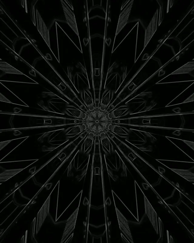 Neonowy Tunel Ciemny Kalejdoskop Wybuch VJ Loop 4:5 Instagram 60fps Wygaszacz
