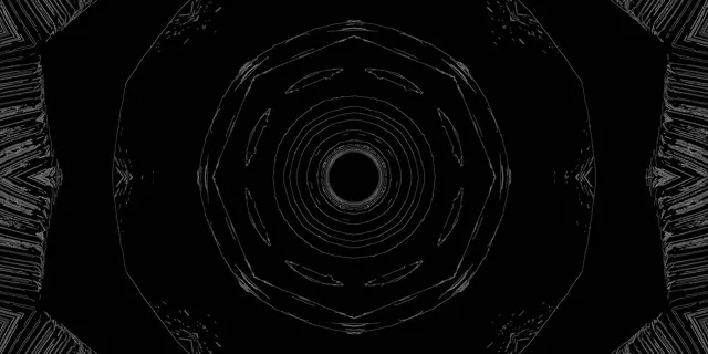 Neon Tunel Erradial Eguzki Vortizea VJLoops 2:1 Univisium 60fps Pantaila-babeslea