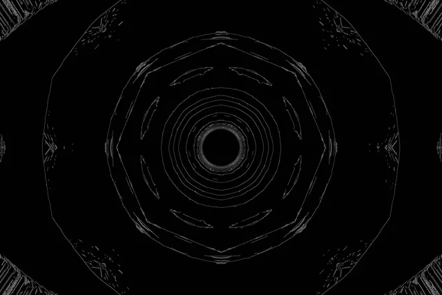 Neon Tunnel Radial Jua Vortex VJLoops 3:2 Surface 60fps Hifadhi ya Skrini