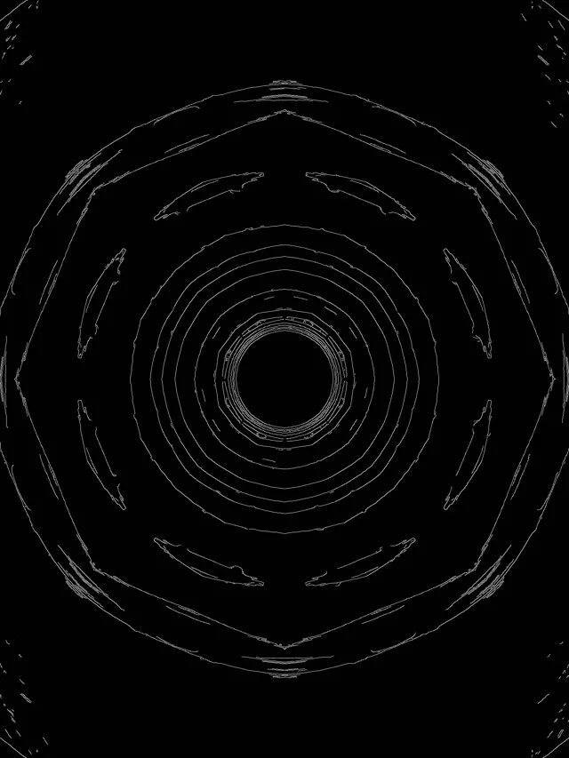 Neon Tunel Valoviti Vrtinec Ohranjevalnik Zaslona 3:4 iPad Portrait 60fps VJLoops