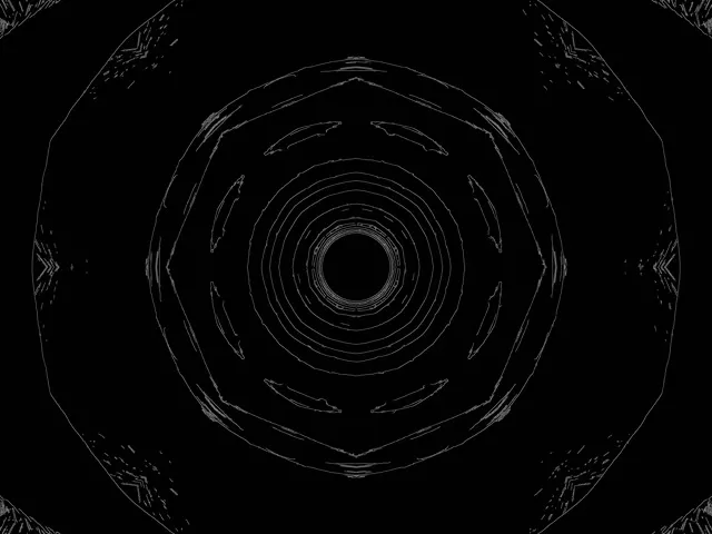 Neon Tunel Vrteče Kolo Vrtinec Ohranjevalnik Zaslona 4:3 Classic 60fps VJLoops