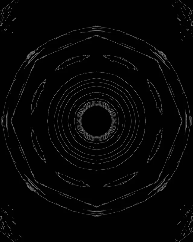 Неоновий Тунель Радіальна Спіраль VJLoops 4:5 Instagram 60fps Заставка