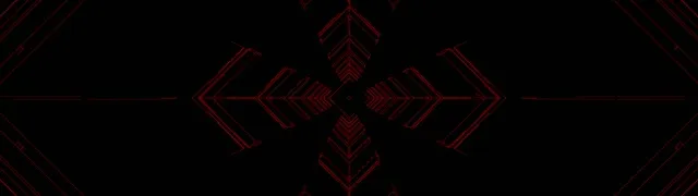 Túnel Neó Vermell Vòrtex Fletxa VJ Loop 32:9 Super Ultraample 60fps Estalvi de pantalla