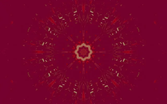 Neon Tunnel Mandala Kaleidoskop 16:10 MacBook 60fps Pauseskærm VjLoops