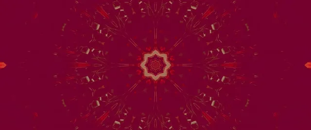 네온 터널 프랙털 만화경 버스트 VJ Loop 2.39:1 시네마스코프 60fps 화면보호기