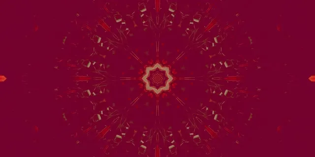 Σήραγγα Νέον Μάνταλα Αστέρι VJ Loop 2:1 Univisium 60fps Προφύλαξη Οθόνης