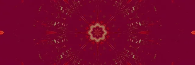 Neon Tunnel Mandala Star Burst 3:1 Triple Wide 60fps Screensaver VJ Loop