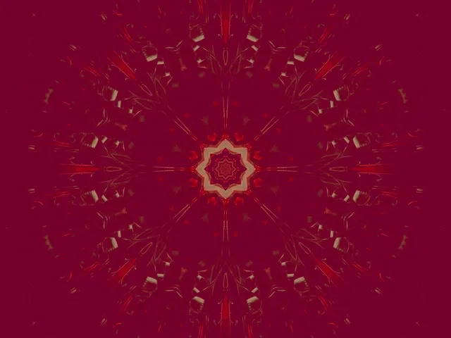 Neon Tunnel Kaleidoscope Star Burst 4:3 Classic 60fps Screensaver Vj Loop