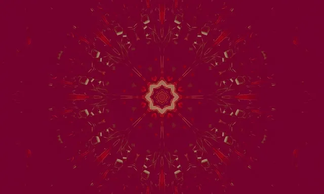 نيون تونل فراكتال كاليدوسكوب انفجار VJ Loop 5:3 وايد 60fps شاشة توقف