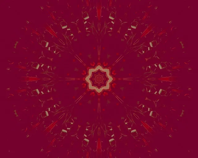 VJLoops Tunnel Neon Stella Mandala Frattale 5:4 industriale 60fps Screensaver