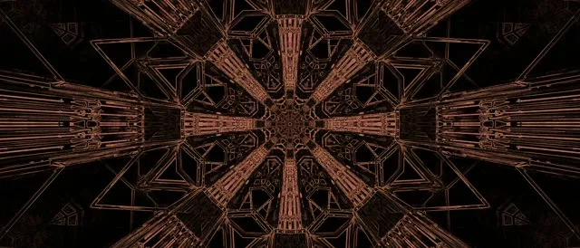 Neon Tunnel Fractal Kaleidoscope Burst 21:9 Ultrawide 60fps Screensaver Vj Loop