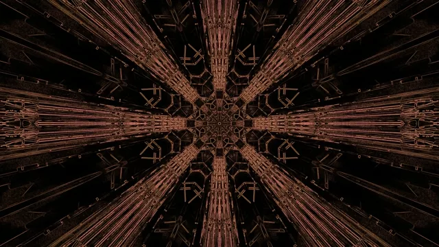 Tumepunane Neoon Tunnel Ekraanisäästja 4K UHD 60fps VJ Loop