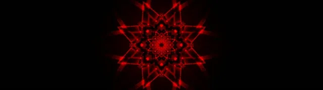 Red Fractal Kaleidoscope Neon Tunnel 32:9 Super Ultrawide 60fps Screensaver Vj Loop