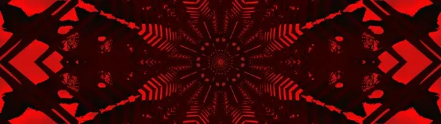 Túnel de Neó Vermell Vòrtex Estrella VJ Loop 32:9 Super Ultrawide 60fps Protector de Pantalla