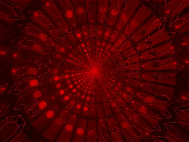Cristallo Rosso Tunnel Neon VJLoops 4:3 Classico 60fps Screensaver