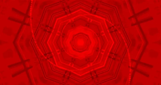 Túnel Neon Hexágono Vermelho Escuro Protetor de Tela 4K UHD 60fps Fundo em Movimento