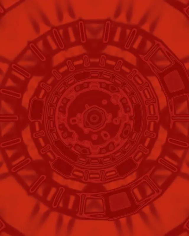 Crvena Mandala Neon Tunel VJ Loop 4:5 Instagram 60fps Screensaver