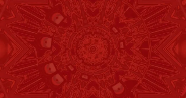 อุโมงค์นีออนแดงเข้ม Kaleidoscope 4K UHD 60fps Screensaver VJ Clip