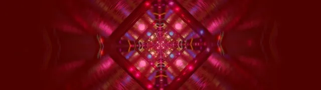 Tunel Neon Caleidoscop Diamant 32:9 Super Ultrawide 60fps Economizor de ecran VJ Loop