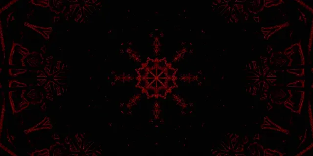 Röd Kaleidoskop Neon Tunnel VJLoops 2:1 Univisium 60fps Screensaver