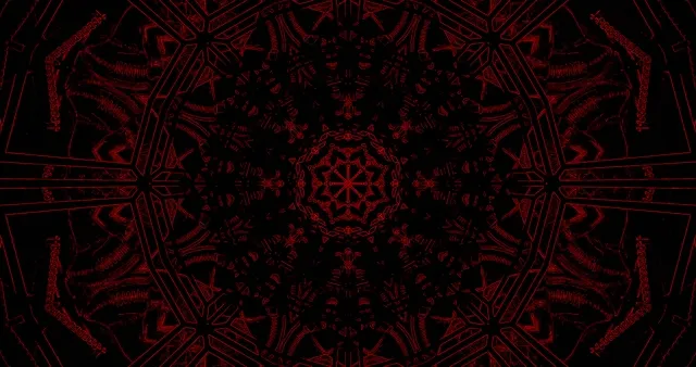 Dyb rød neontunel VJ animation 4K UHD 60FPS skærmsparer løkke