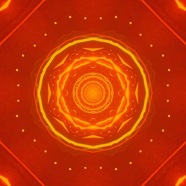 Neon Tunnel Octagon Vortex Screensaver 1:1 Square 60fps Vj Loop
