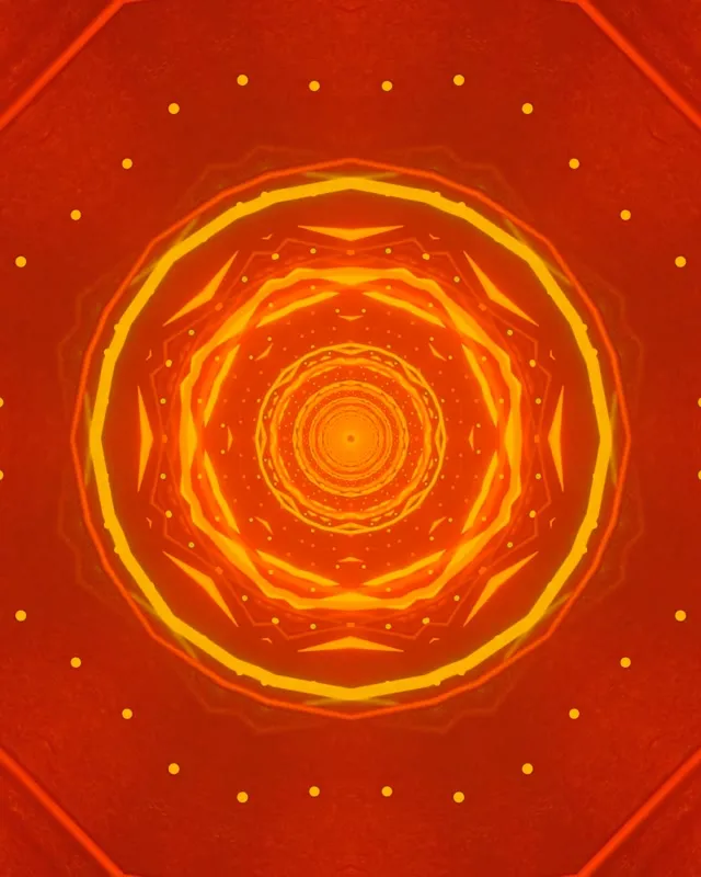 Neon Tunel Vatreni Oktagon Vorteks VJ Loop 4:5 Instagram 60fps Screensaver