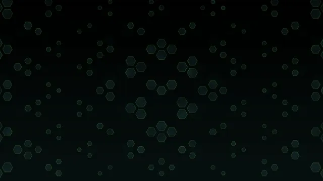 Floating Green Hexagons 4K Ultra HD Digital Background