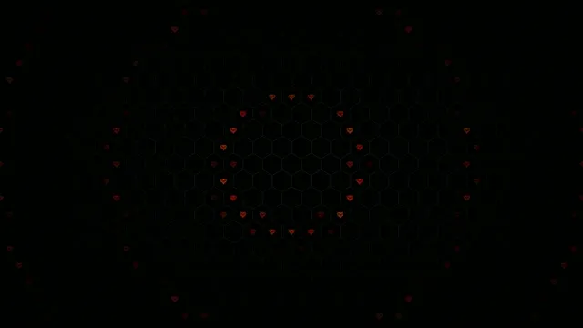 Floating Red Hearts Network Animation