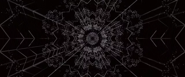 کالیدوسکوپ فرکتال تونل نئون 2.39:1 Cinemascope 60fps محافظ صفحه VJ Loop