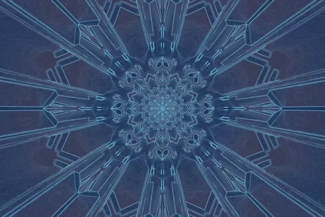 Fraktál kaleidoszkóp neon alagút VJ hurok 3:2 60fps képernyővédő