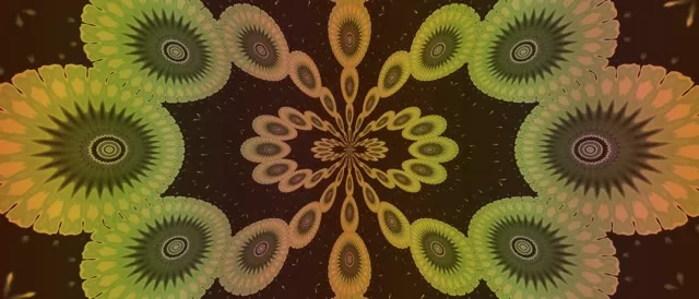 Fractal Kaleidoscope Neon Tunnel 21:9 Ultrawide 60fps Screensaver VJ Loop