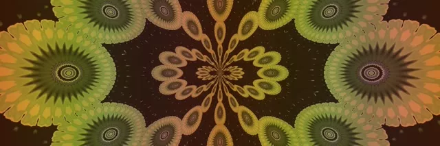 Terowong Neon Kaleidoskop Fraktal VJLoops 3:1 Ultrawide 60fps Screensaver