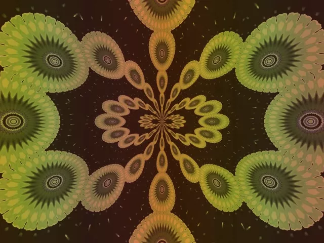 Fraktal kalejdoskop neonska tunel VJLoops 4:3 klasična 60fps zaslonska varovalka