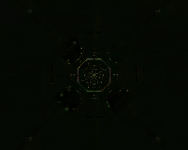 Túnel Neon Geométrico | 5:4 Industrial | 60fps VJLoops Protector de Pantalla