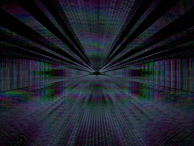 Glitch Brick Neon Tunnel VJLoop 4:3 Classic 60fps Bildschirmschoner