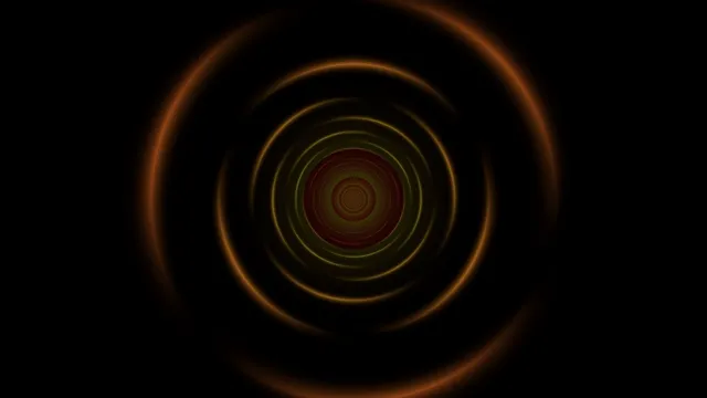 Glowing Concentric Circles Loop - 4K Abstract Animation