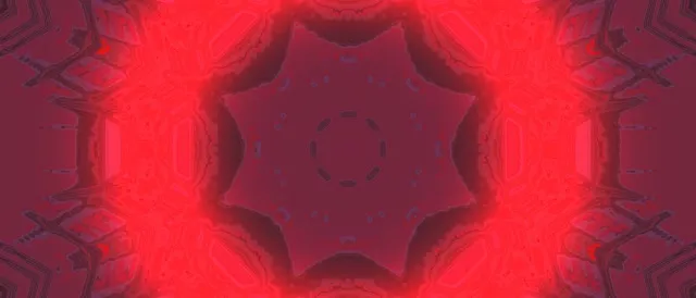 Neon Tunnel Red Eye Ring Vj Loop 21:9 Ultrawide 60fps Screensaver