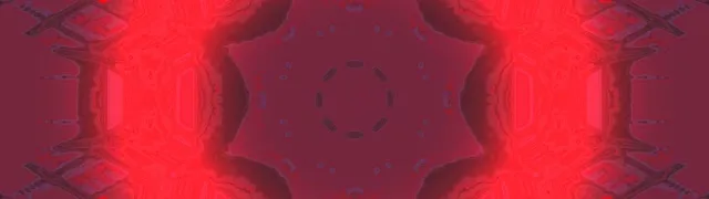 تونل نئون ماندالا چشم قرمز Vj Loop 32:9 ابر فوق العاده عریض 60fps محافظ صفحه