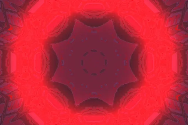 Неонівський Тунель Червоне Око Кільце Vj Loop 3:2 Surface 60fps Заставка