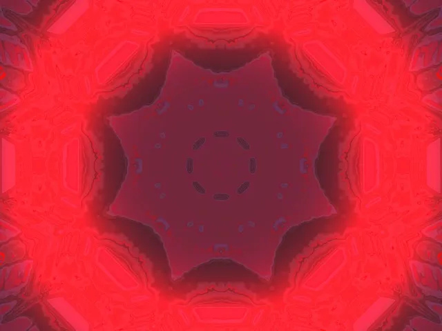 Tunnel Neon Anello Occhio Rosso VJ Loop 4:3 Classic 60fps Screensaver