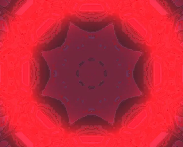 Neonový tunel červené oko kruh VJ Loop 5:4 průmyslový 60fps spořič obrazovky