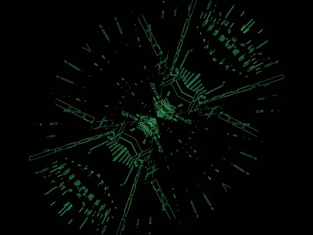 Tunnel Neon Esplosione Circuito Verde VJLoops 4:3 Classico 60fps Screensaver