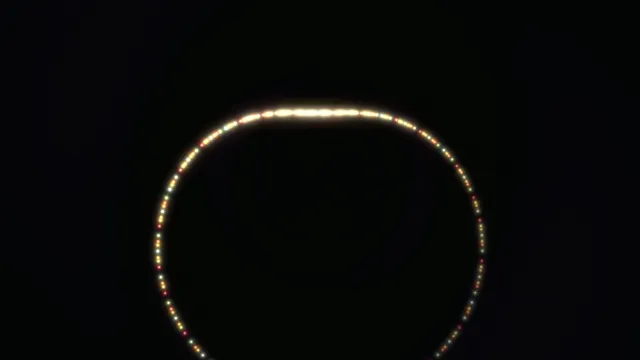 Glowing LED Circle Border Animation 4K