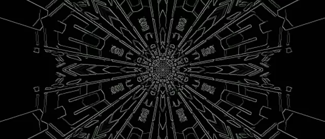 Neon Tunnel Fractal Kaleidoscope Burst VJ Loop 21:9 Ultrawide 60fps Screensaver