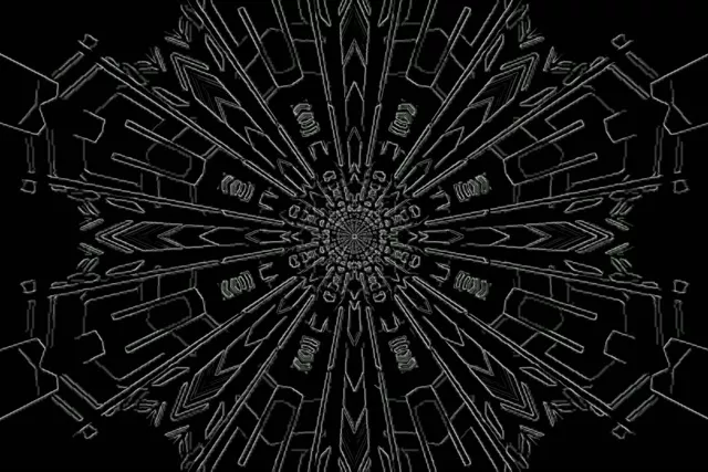 نفق النيون فراكتال كاليدوسكوب انفجار VJ Loop 3:2 Surface 60fps شاشة توقف