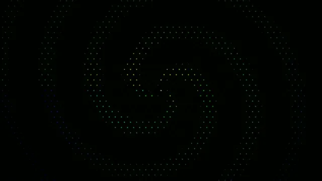 Glowing Particles Digital Network Background 4K