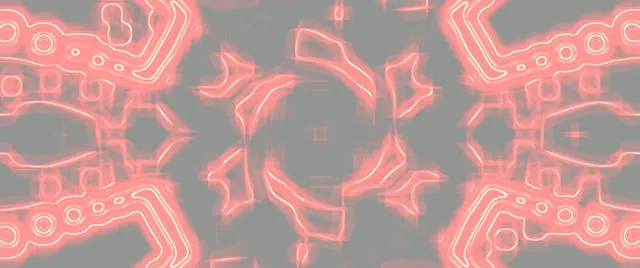 Neon Tunnel Red Grid Cross Pattern 2.39:1 Cinemascope 60fps Screensaver Vj Loop