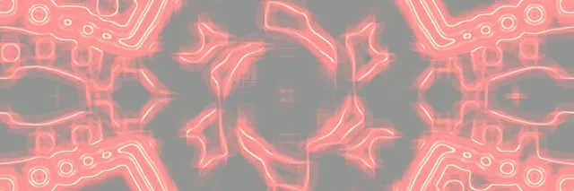 Neon Tunnel Red Grid Pulse VJ Loop 3:1 Triple Wide 60fps Screensaver